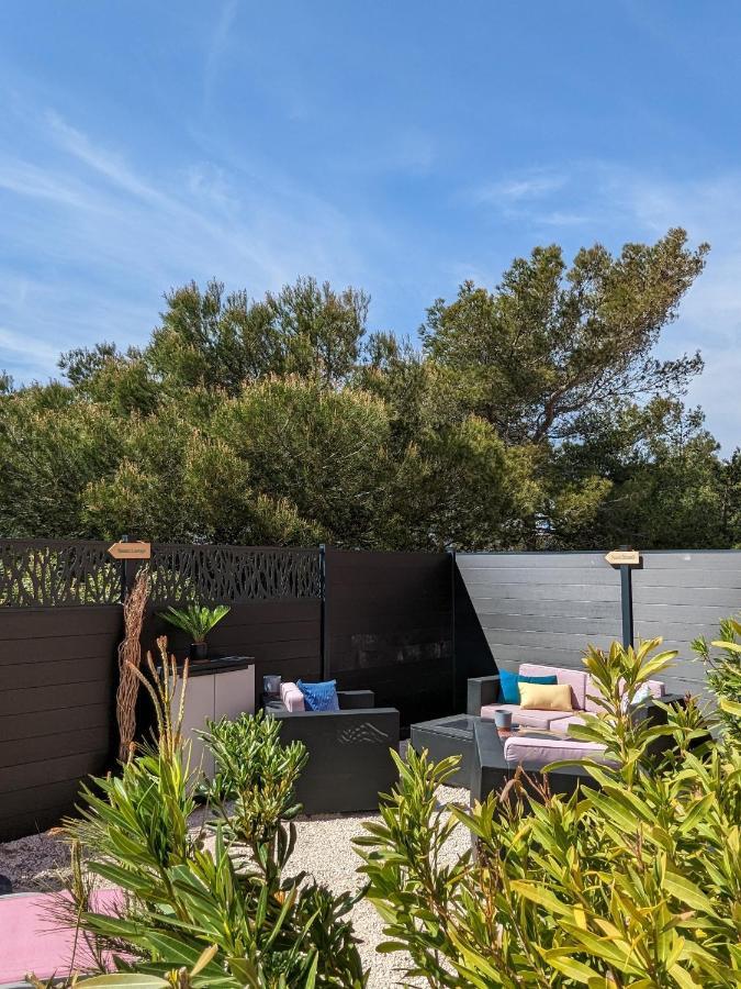 L'Instant Mer - Bord De Mer - Studio Avec Grand Jardin A La Capte Hyères Exterior foto